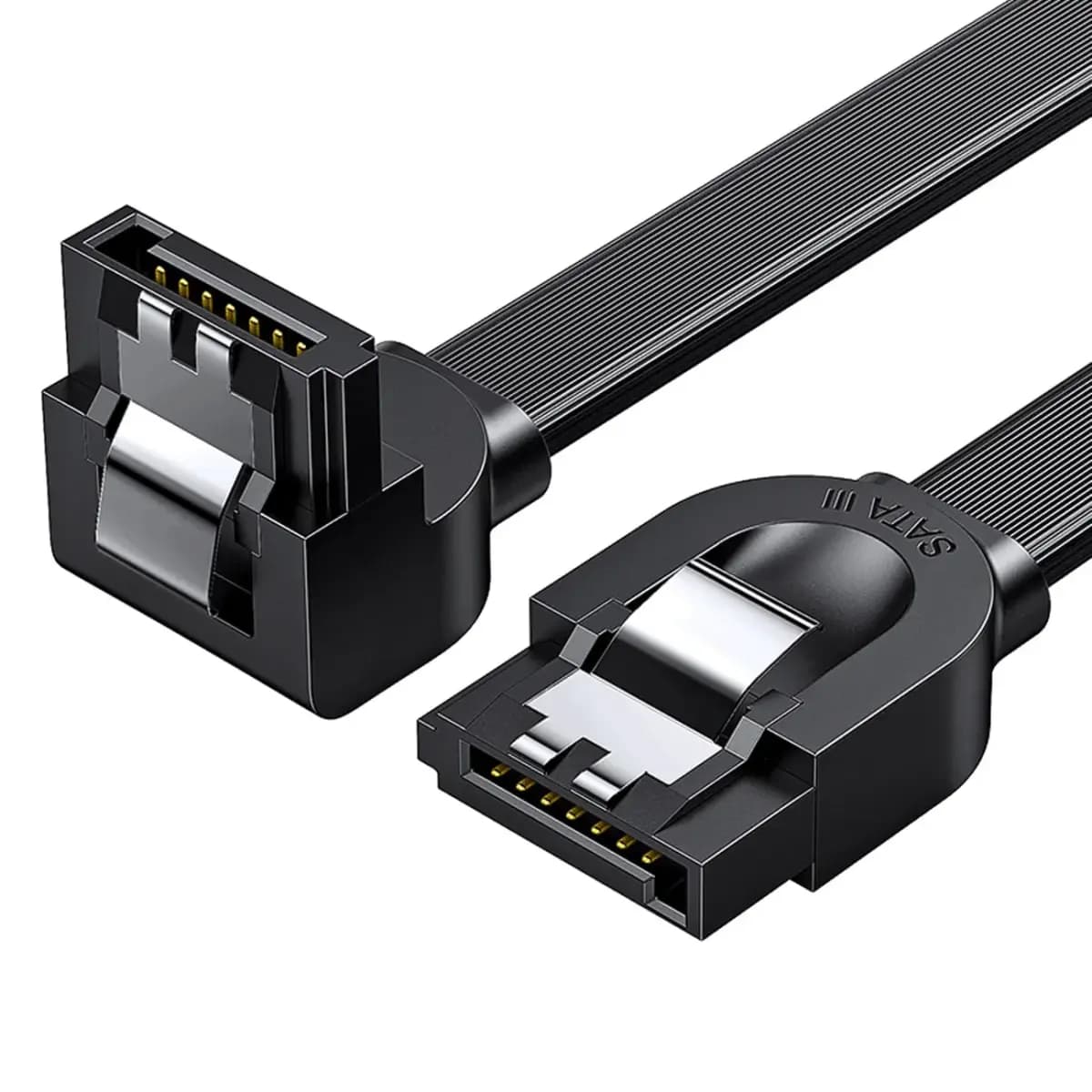 Ugreen US217 angled SATA 3.0 cable, 0.5 m, black
