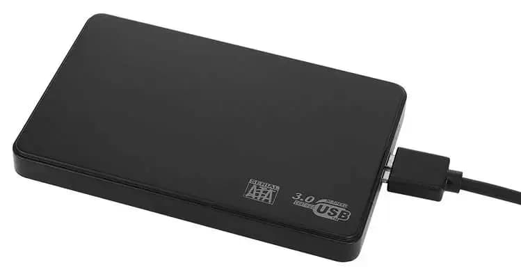 Fusion 2.5" SATA III drive enclosure, USB 3.0, black