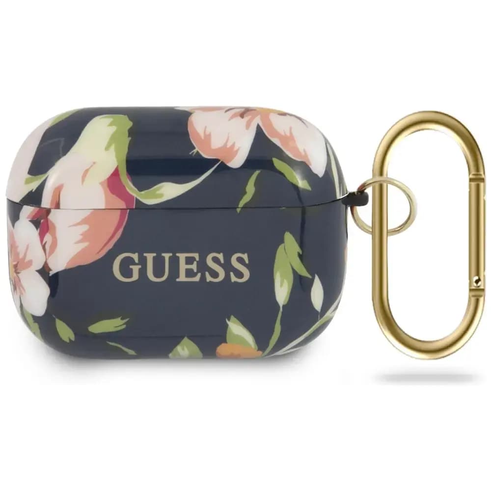 TPU-ümbris Guess Flower Collection N.3 AirPods Pro jaoks, sinine