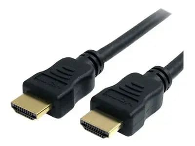 StarTech.com HDMM1MHS HDMI cable with Ethernet, 4K 30 Hz, 1 m, black