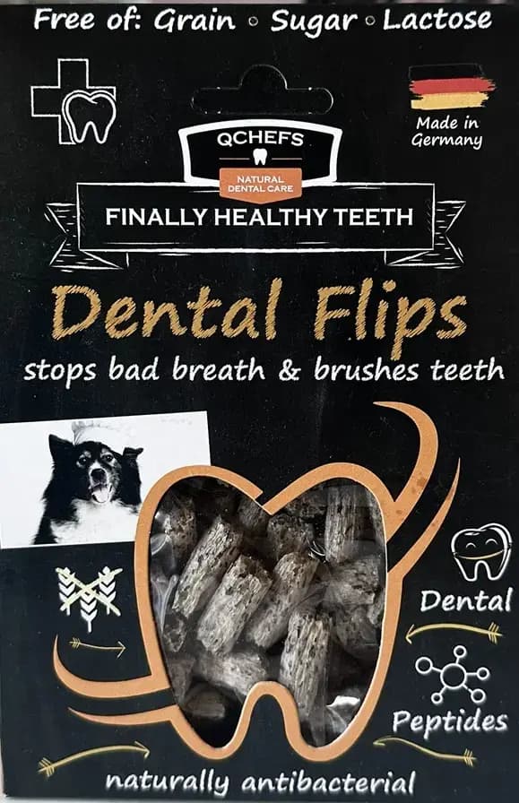 Koera hambahooldusmaius Qchefs Dental Flips, 40 g