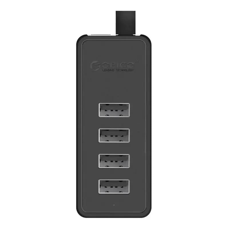 Orico W5P-30 USB-A to 4× USB 2.0 hub, black