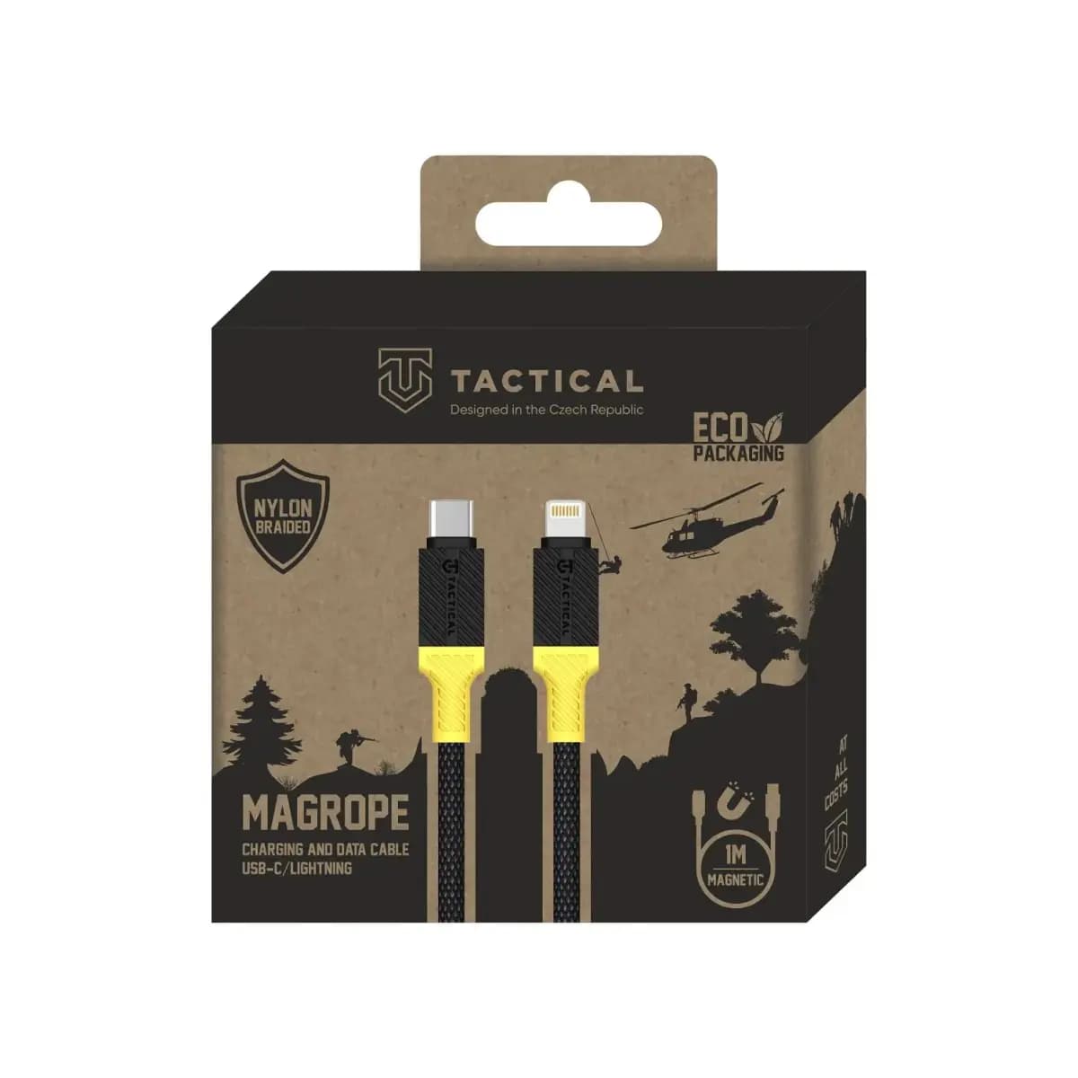 Kaabel USB-C – Lightning Tactical MagRope, 1 m, mitmevärviline