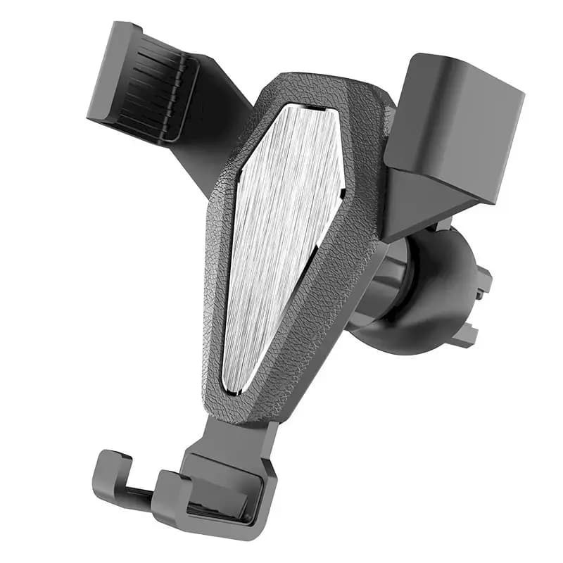 YC07 gravity car phone holder, air vent, silver