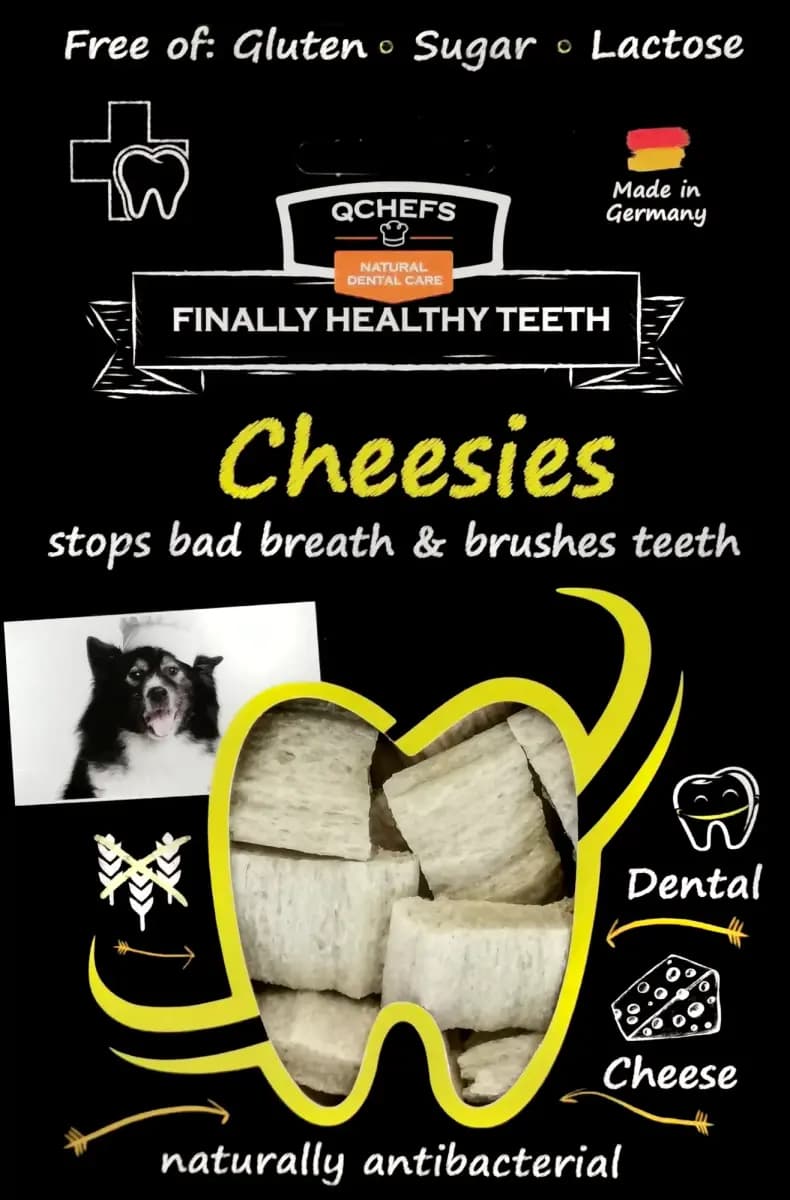 Koera hambahooldusmaius Qchefs Cheesies, 65 g
