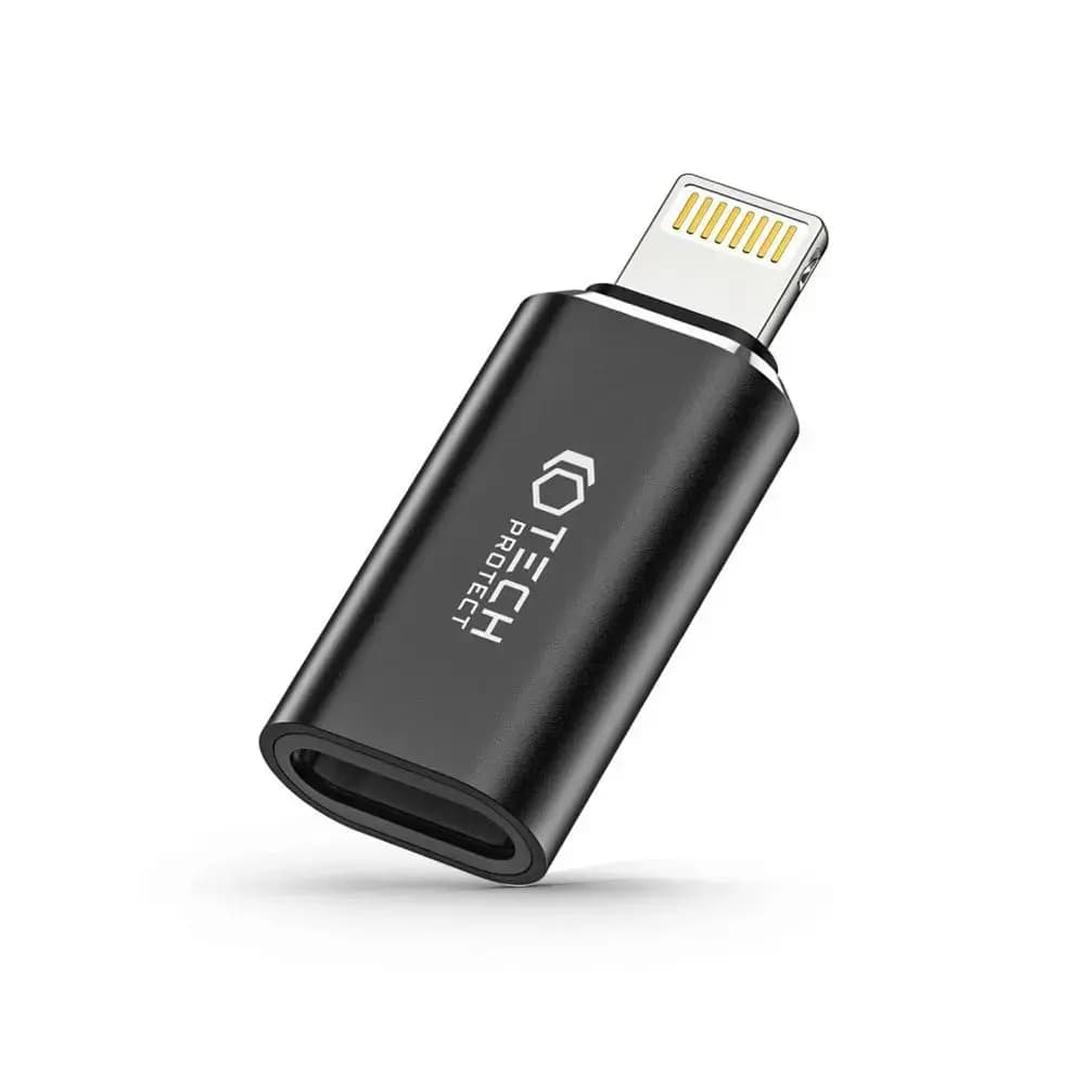 Adapter Tech-Protect Ultraboost, Lightning – USB-C, must