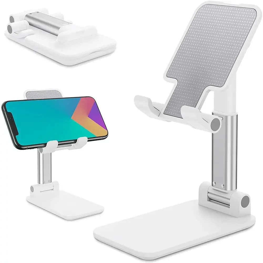 Telefoni- ja tahvelarvutialus Goodbuy, 7–10″ tahvlitele, valge