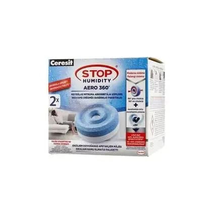 Niiskuseimaja täitetabletid Ceresit Aero 360° Neutral, 2 × 450 g
