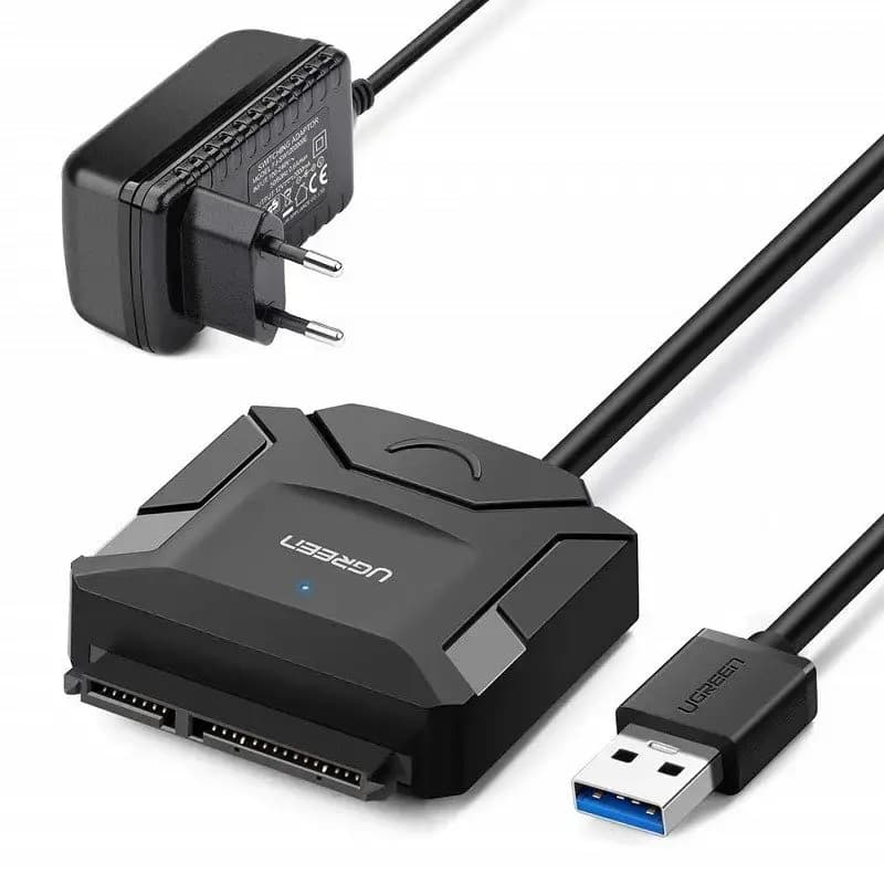 Ugreen CR108 USB 3.0 to SATA drive adapter, 2.5"/3.5", black