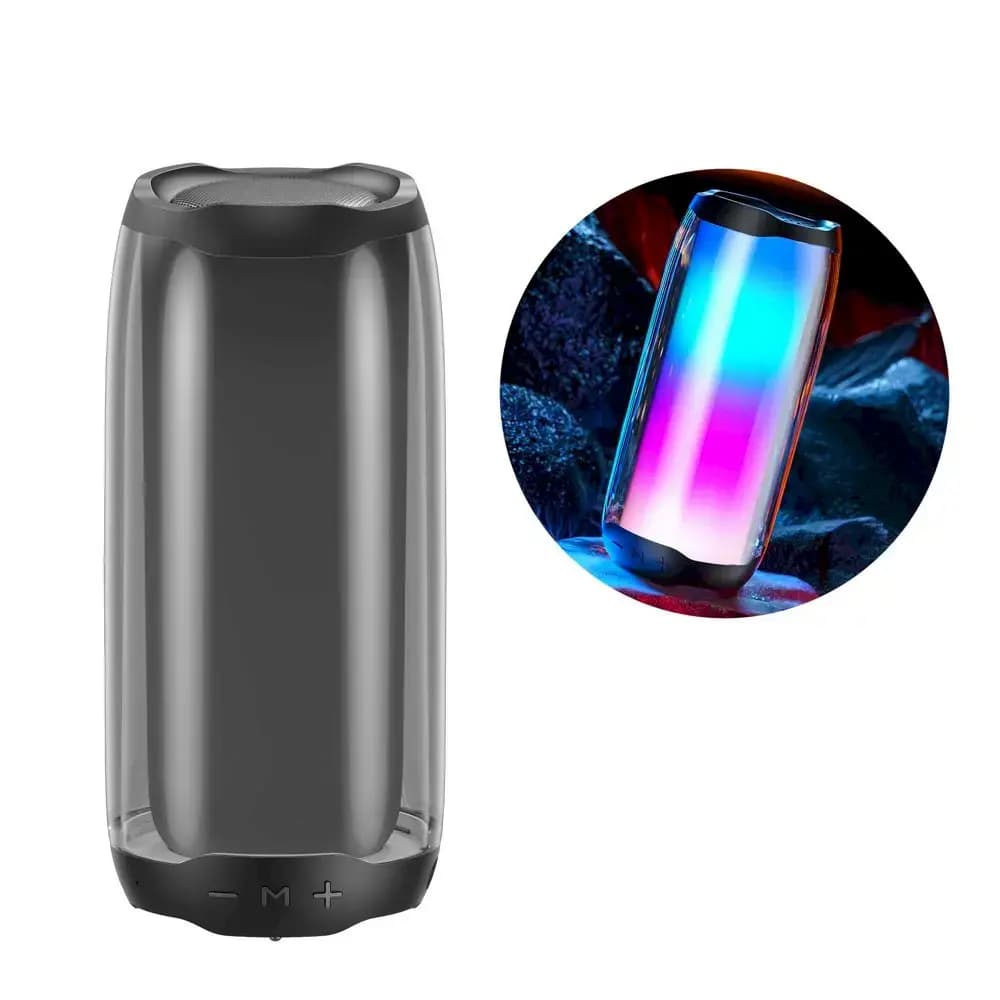 Bluetooth-kõlar WK Design D31, 8 W, 2000 mAh, RGB, must