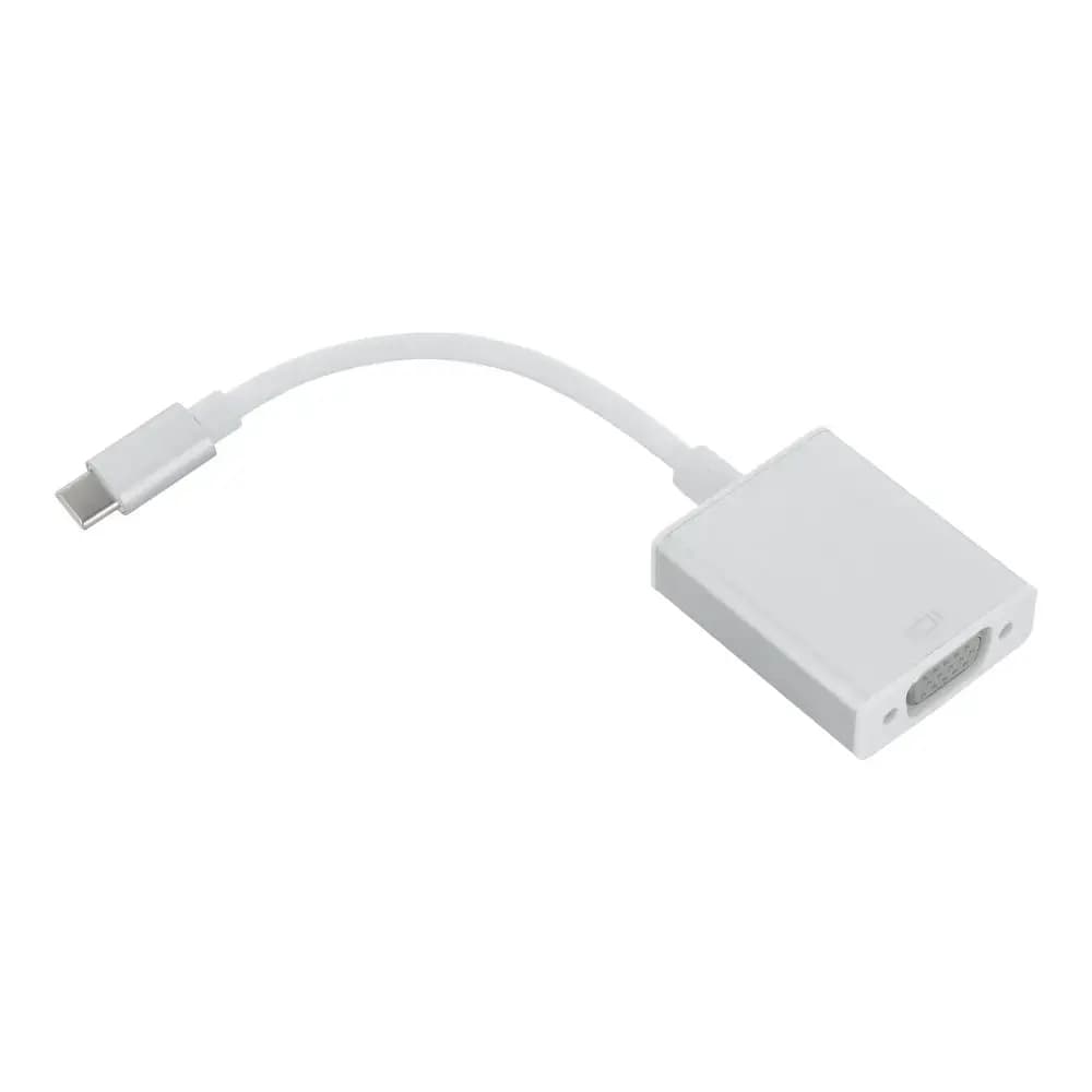 Fusion USB-C to VGA video adapter, silver
