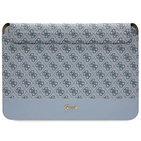 Sülearvuti ümbris Guess 4G Stripe Metal Logo 14″, sinine