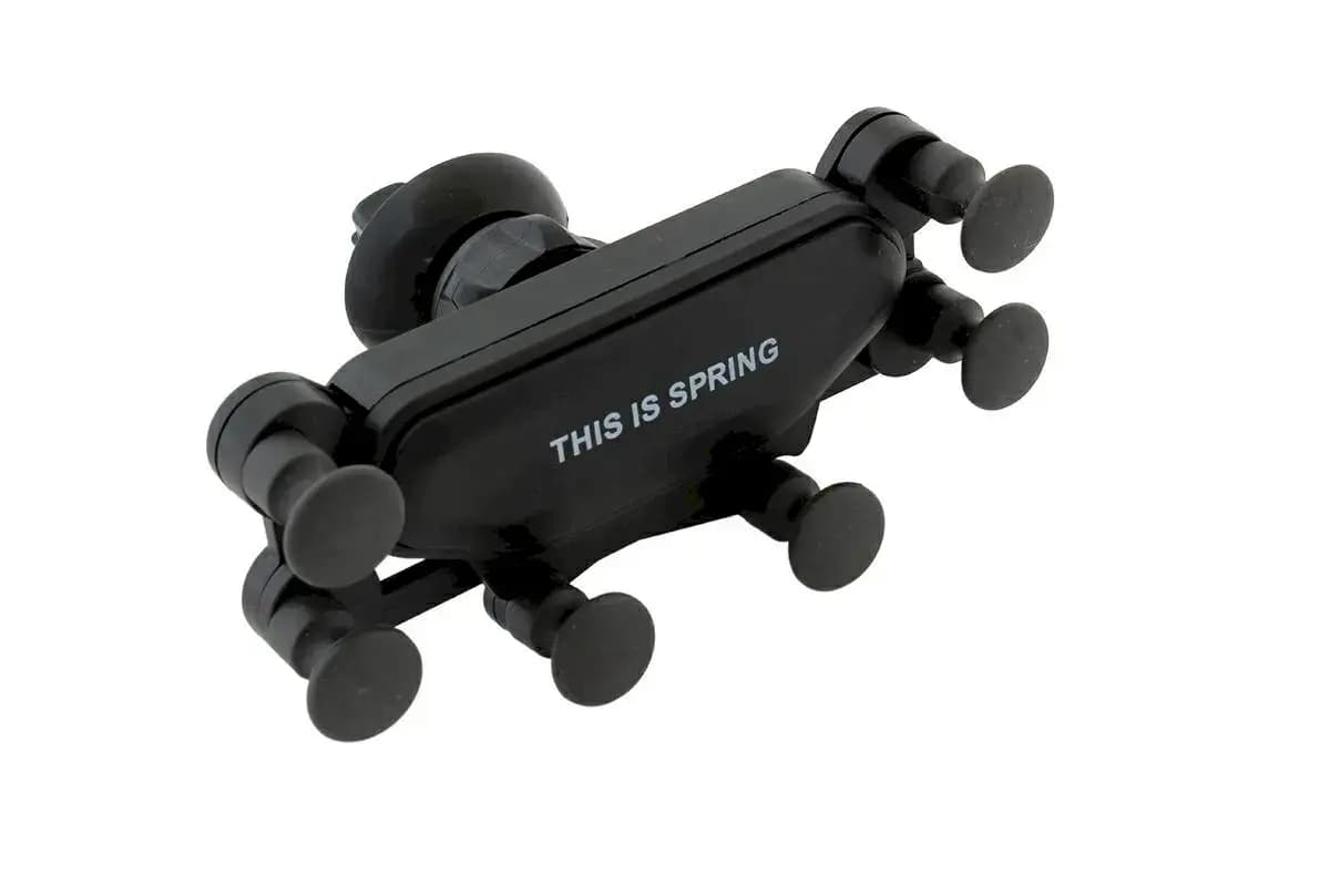Fusion car phone holder, air vent, black, FUSGRABK2