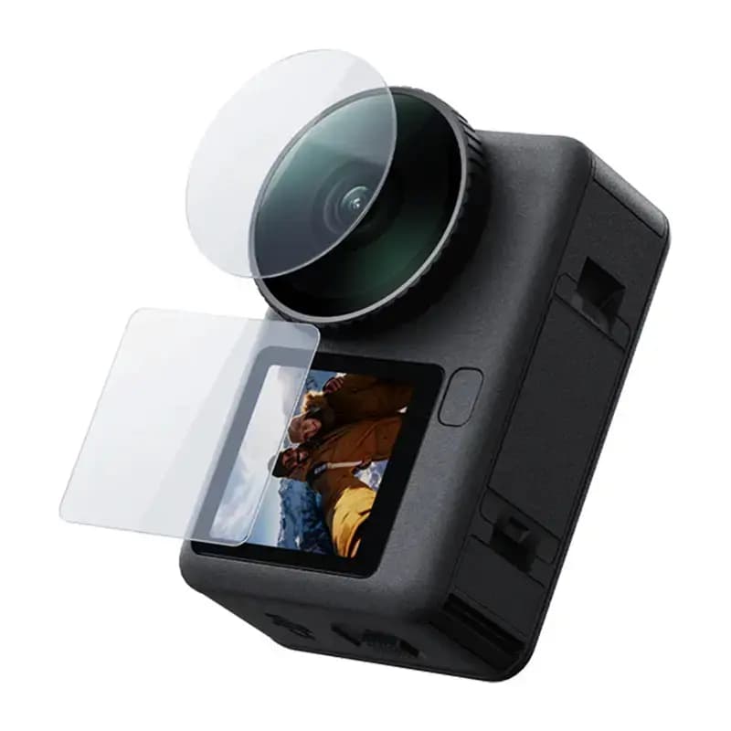 Telesin tempered glass set for DJI Osmo Action 6, lens and screens