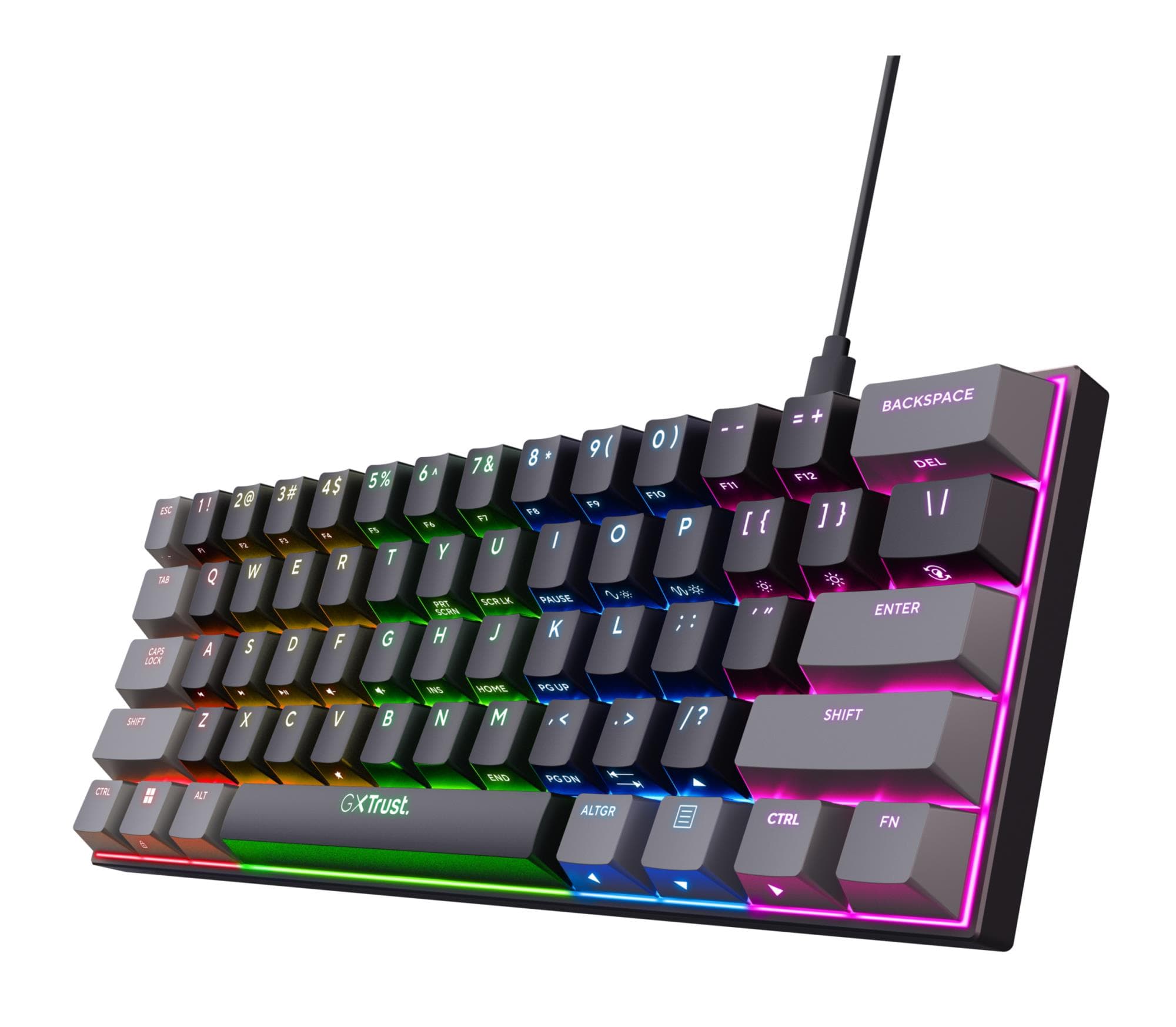 Trust GXT867 Acira Mini 60% Mechanical Gaming Keyboard USB