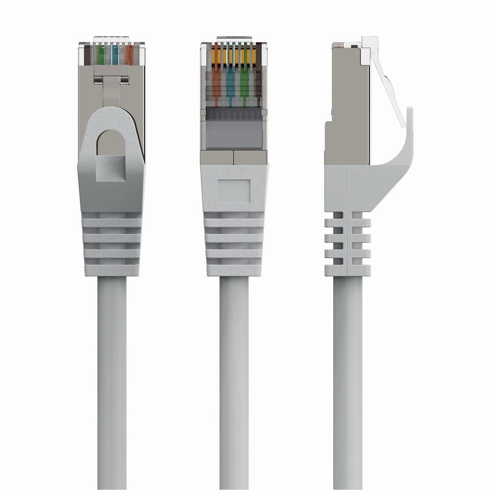 Патч-корд Gembird CAT6 FTP, 20 м, серый
