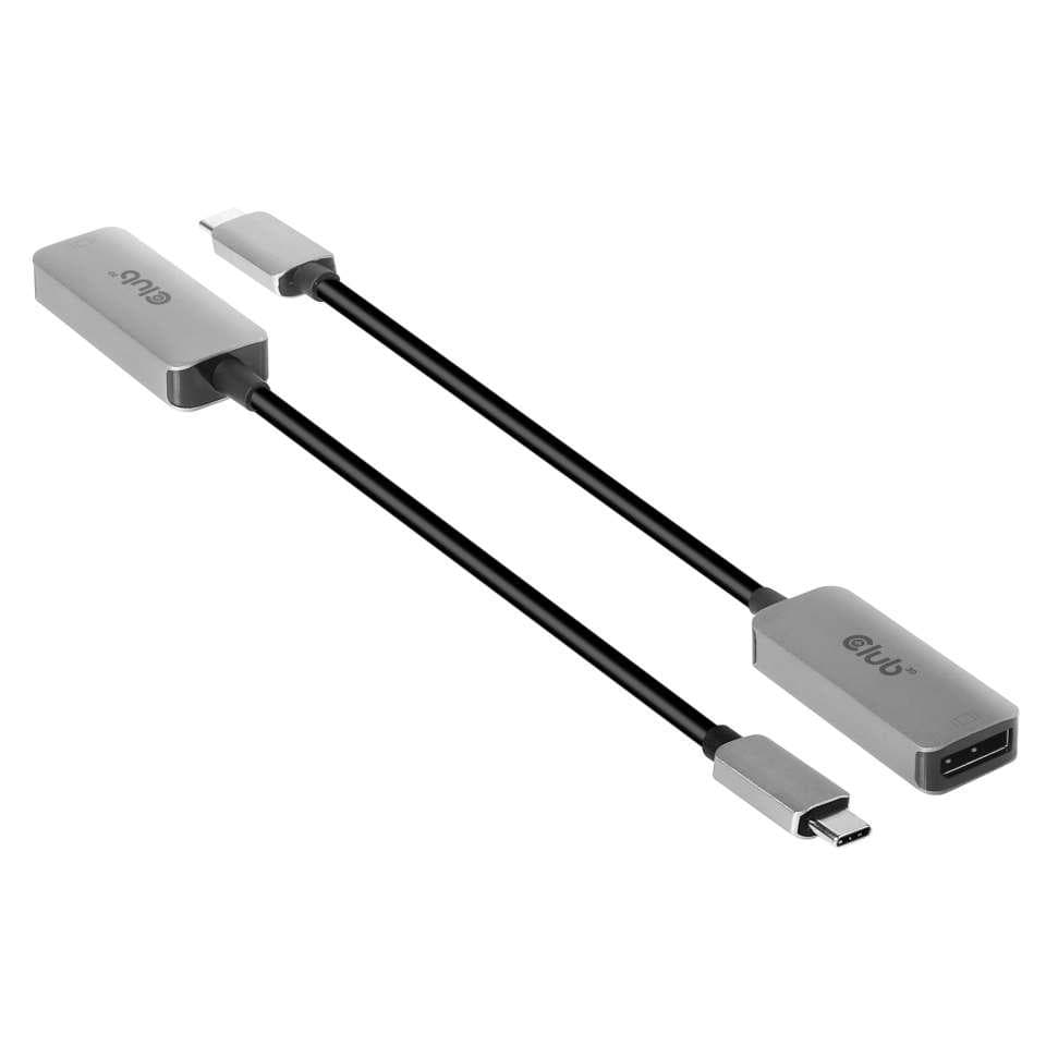 Aktiivne videoadapter Club 3D CAC-1567, USB-C – DisplayPort 1.4, 8K 60 Hz