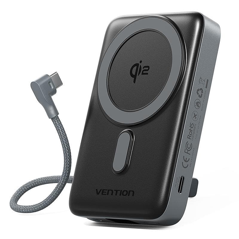 Vention Power Bank 10000mAh 35W Black – Fast Charging Deal