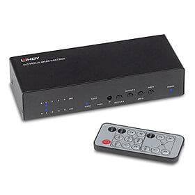 HDMI-матричный коммутатор Lindy 4×2, 4K 60 Гц, 38084