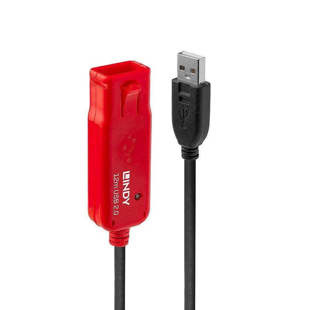 LINDY USB 2.0 Extension Cable 12M Black – Budget-Friendly