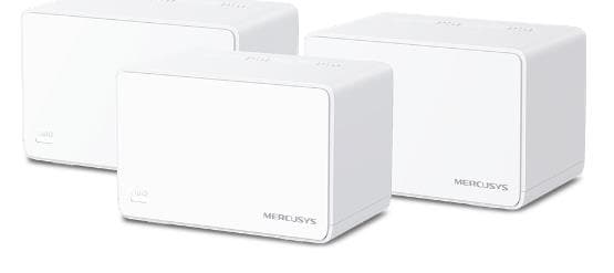 MERCUSYS Halo H80X 3-pack Wi-Fi 6 Mesh Router – Fast Coverage