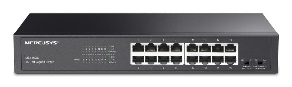 MERCUSYS MS116GS 16-pordiline Gigabit võrgulüliti soodne hind