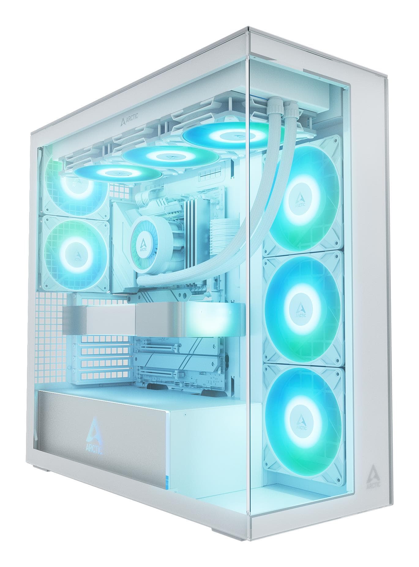 ARCTIC Xtender Midi Tower valge korpus soodsa hinnaga