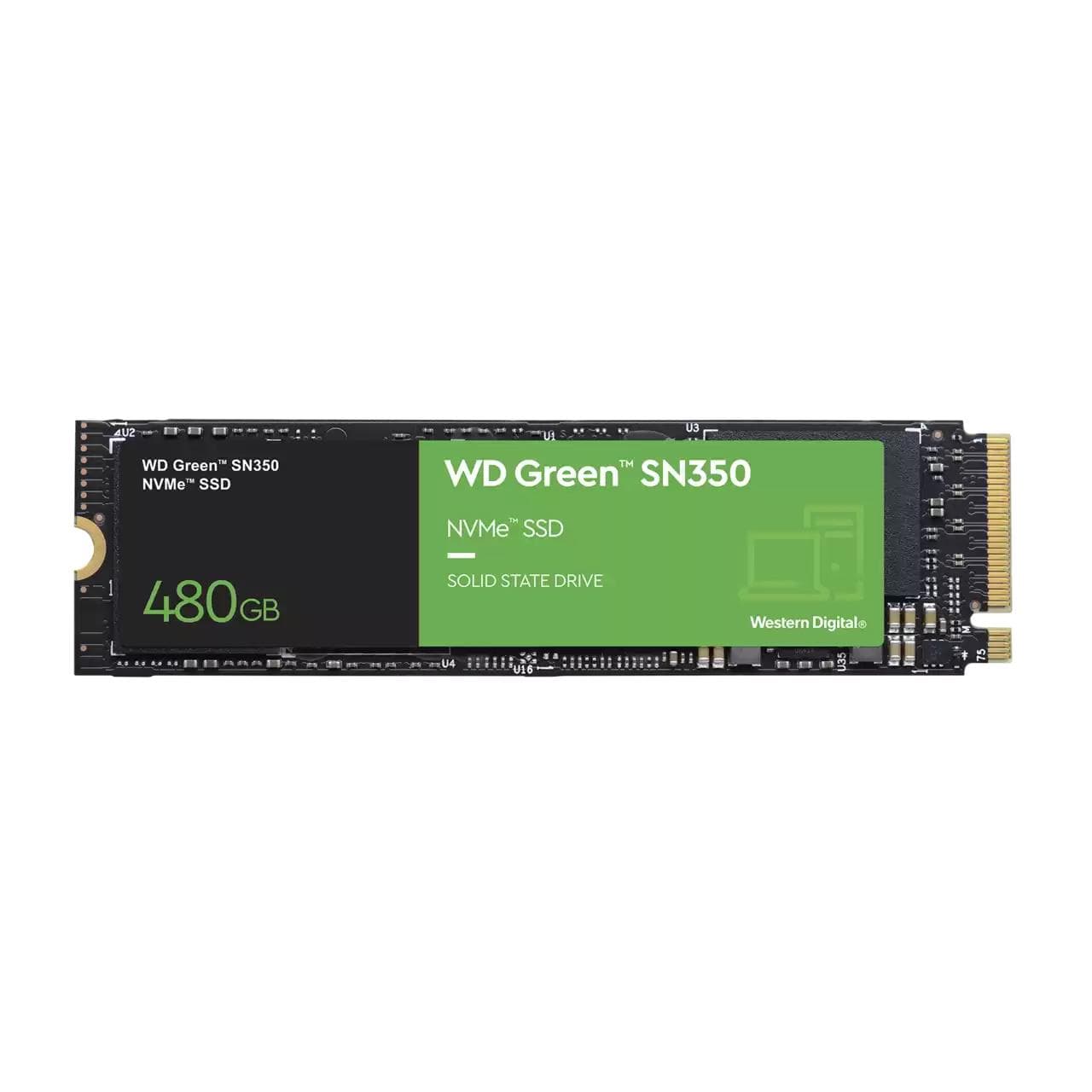 SSD-ketas SanDisk WD Green SN350, 480 GB, M.2 NVMe PCIe 3.0