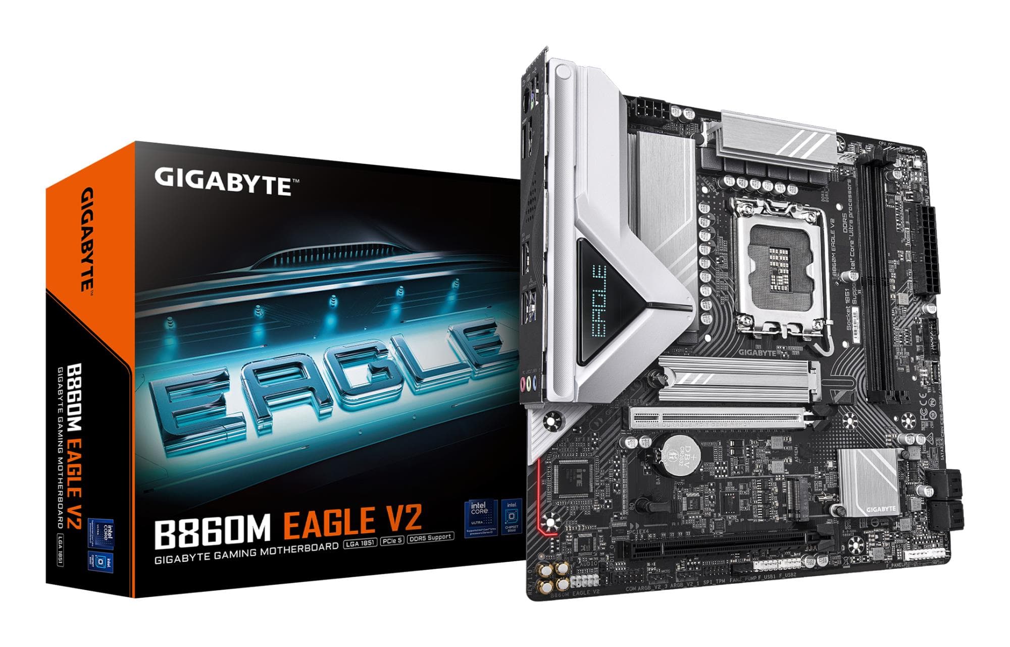 Emaplaat Gigabyte B860M Eagle V2, LGA 1851, Micro-ATX, DDR5