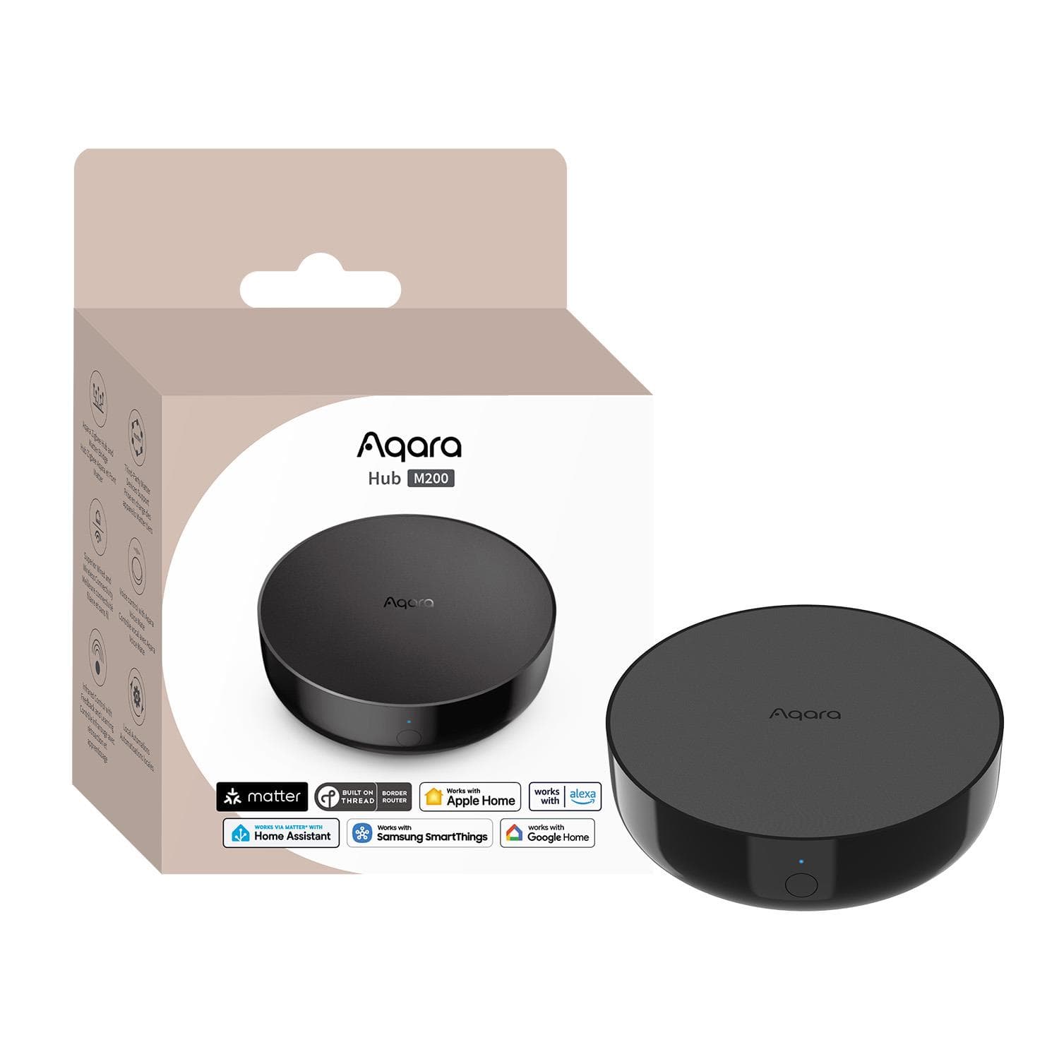 AQARA M200/HM-G03D nutimaja juhtkeskus must – soodne hind