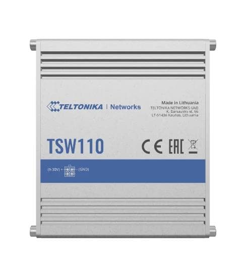 TELTONIKA TSW110 võrgumuundur 5-портный gigabit PoE soodne