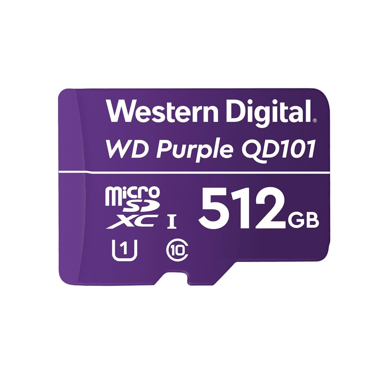Western Digital MicroSDXC 512GB Purple UHS-I