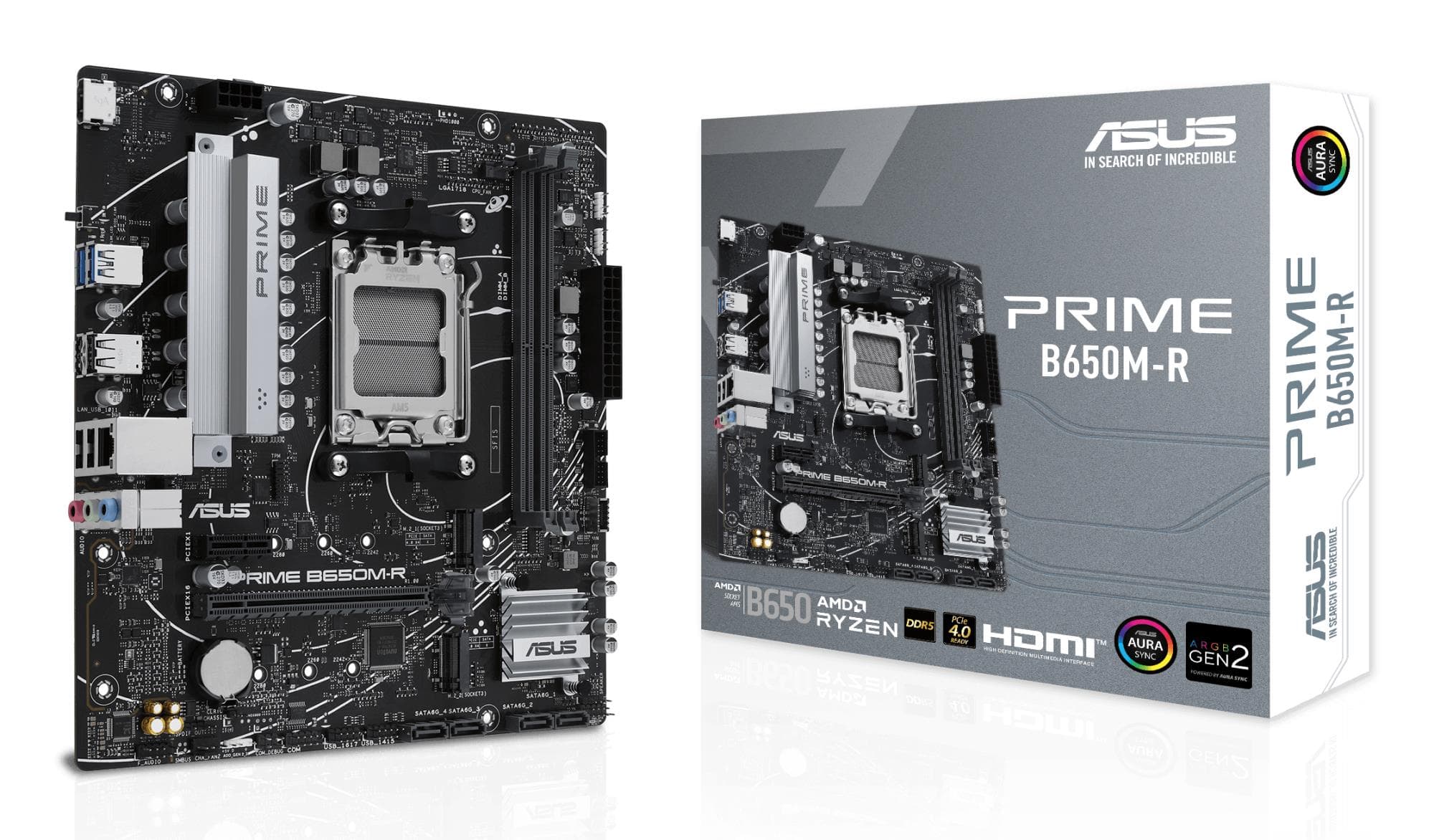 ASUS PRIME B650M-R AM5 Micro-ATX põhiplaat DDR5