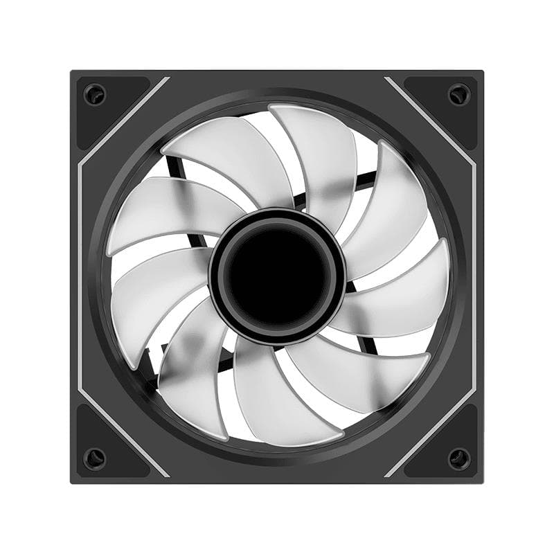 Korpuse ventilaator Xilence XPF120U.ARGB, 120 mm, must