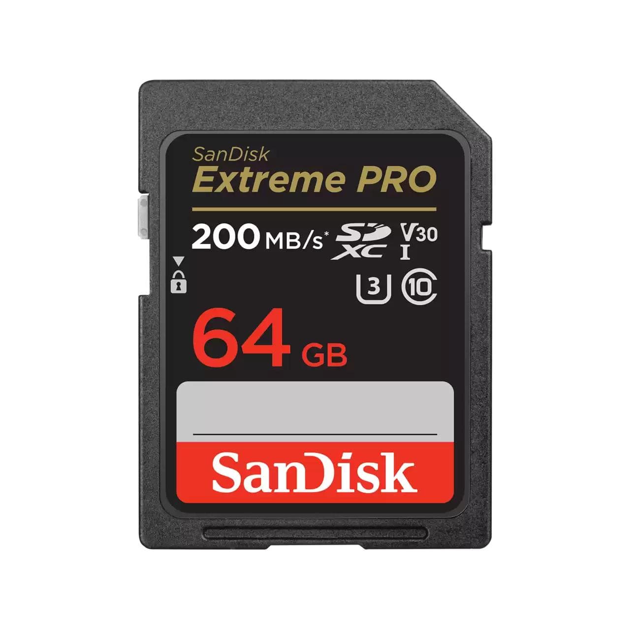 SanDisk SDXC 64GB must kiire mälukaart