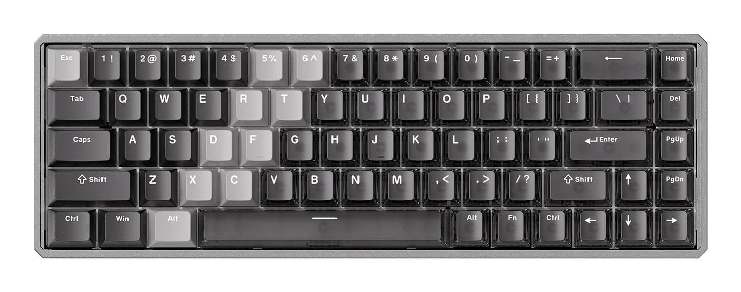 AKKO MOD68 HE Wireless Mechanical Keyboard Grey — Best Price
