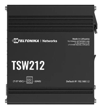 TELTONIKA TSW212 hallatav võrguswitch 8x1Gbit + 2xSFP