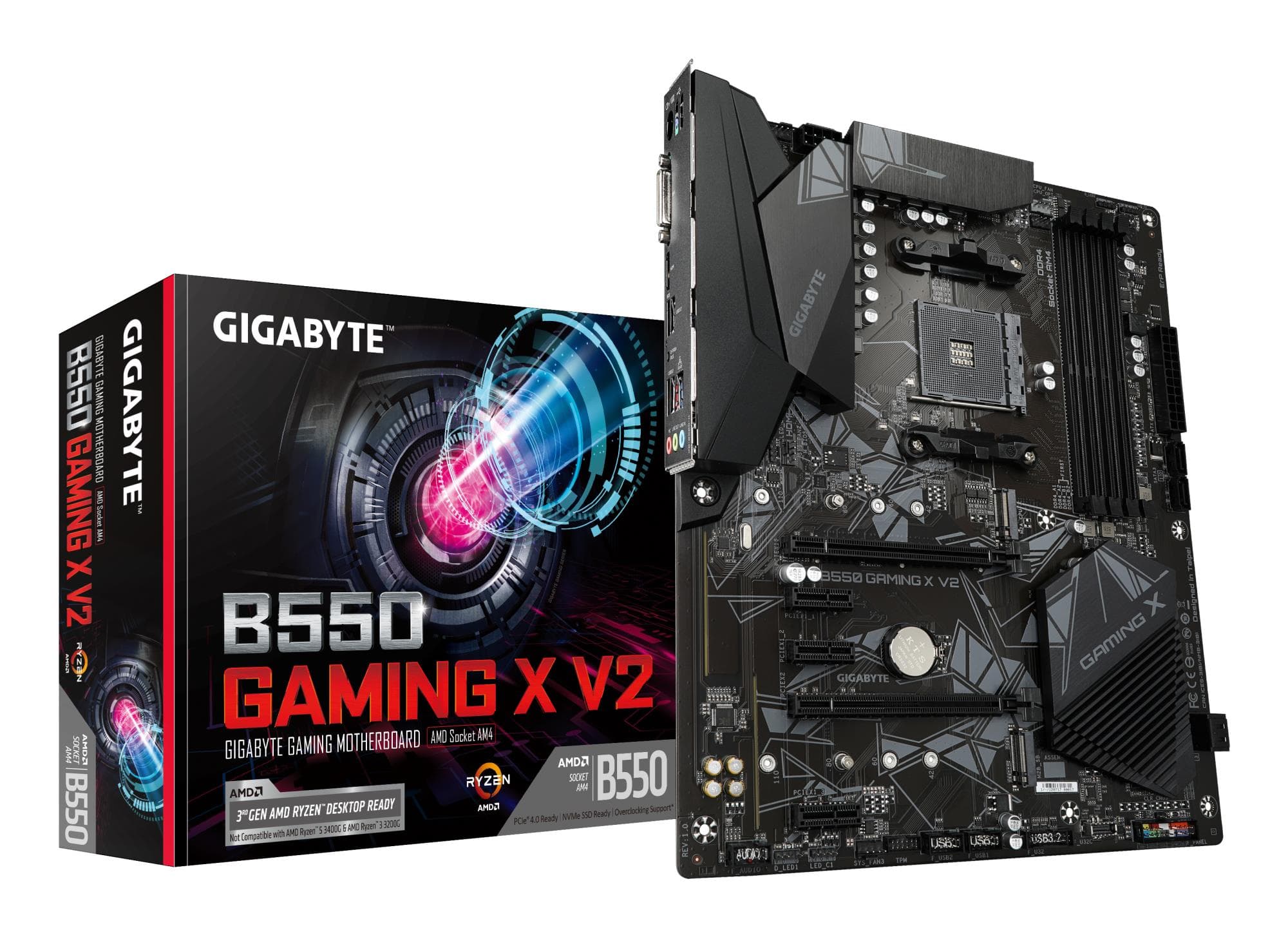 GIGABYTE B550 GAMING X V2 – soodne AM4 plaatfor nutikate ehitajate