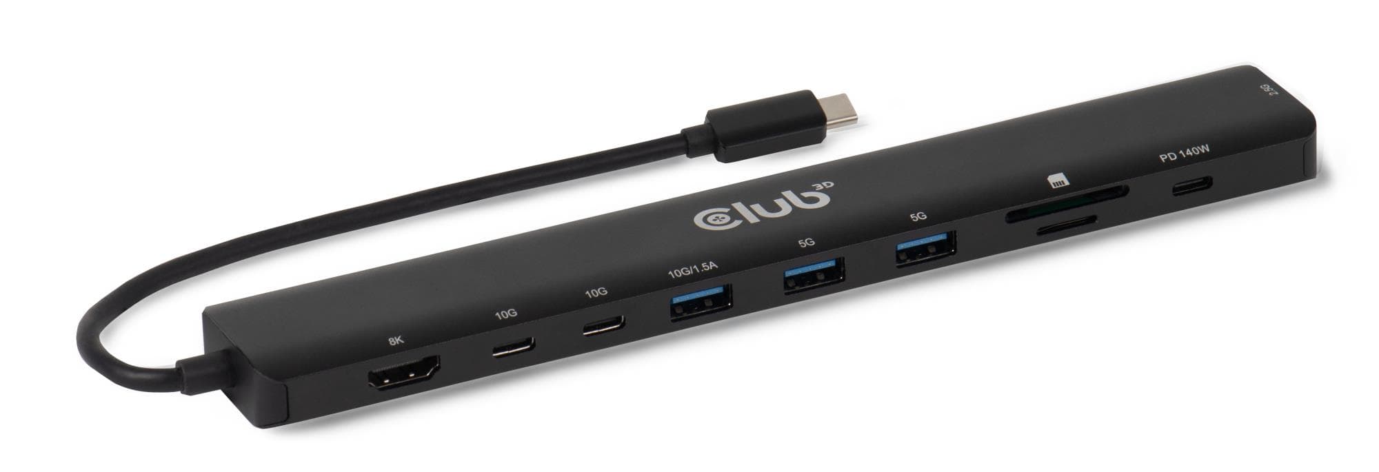 CLUB3D 10in1 USB-C dokiALL must väljund odav hind