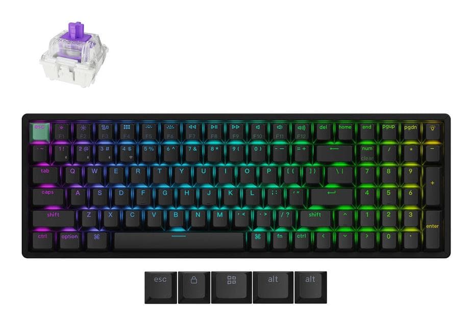Keychron K4H-J1 96% Wireless Mechanical Keyboard Black
