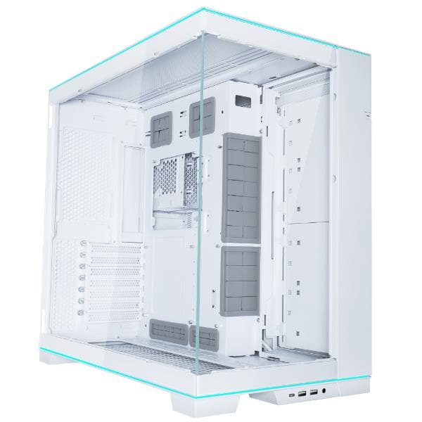 Корпус Lian Li O11 Dynamic EVO RGB, Tower, E-ATX, белый