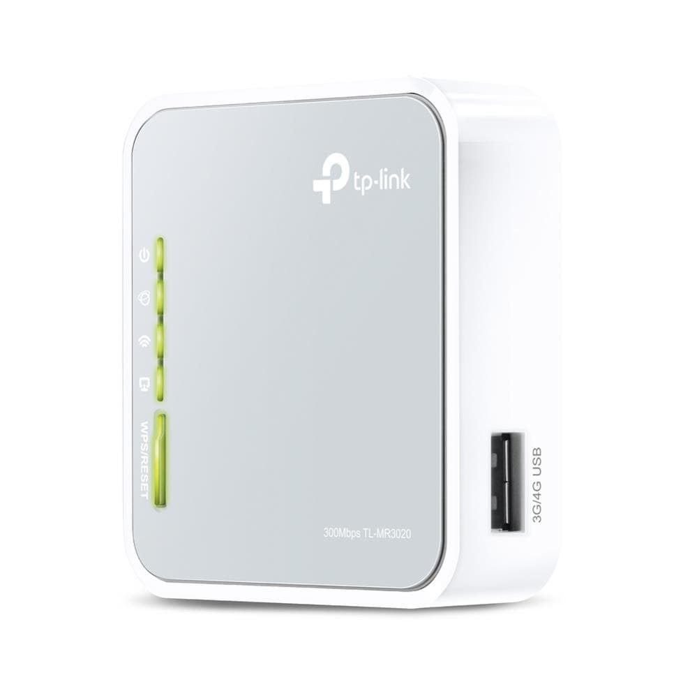 Дорожный роутер TP-Link TL-MR3020, для 3G/4G USB-модема, 150 Мбит/с