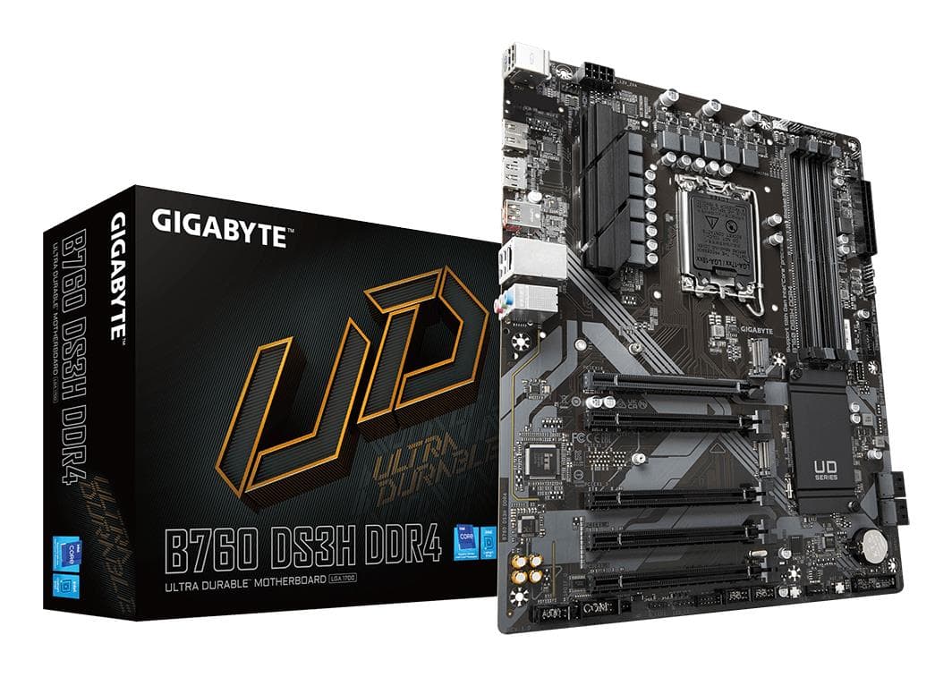 GIGABYTE B760DS3HDDR4 Intel LGA1700 ATX emaplaat