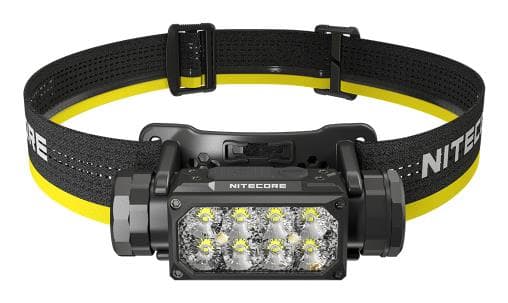 NITECORE HC65 UHE Rechargeable Headlamp, 2000 lm, IP68, Black