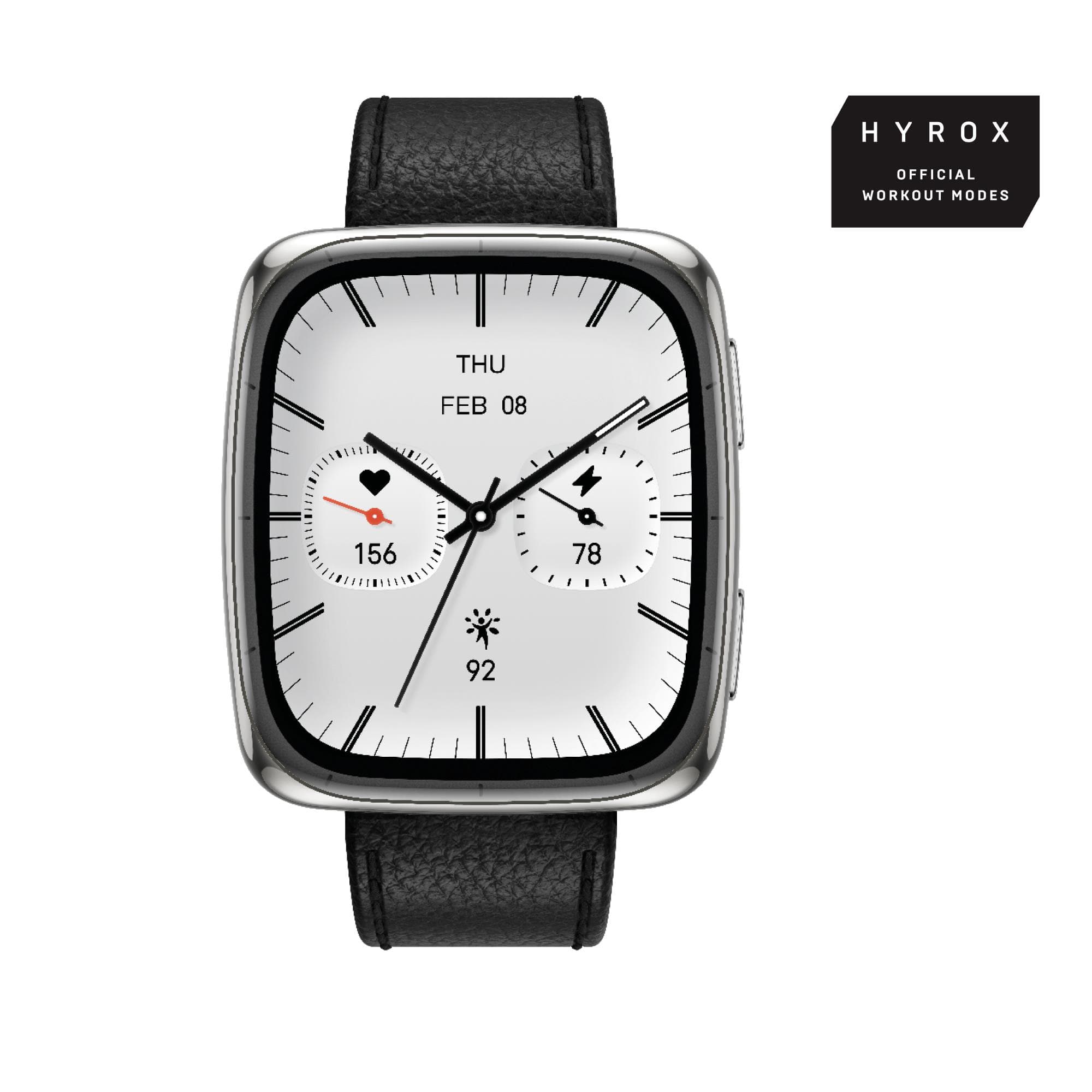 Amazfit Active 2 smartwatch, 1.75″ AMOLED, sapphire glass, black