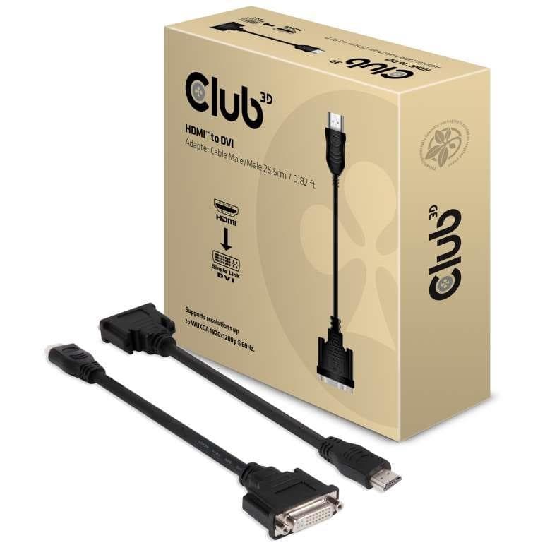 Переходник Club 3D HDMI → DVI-D, CAC-HMD>DFD, Single Link