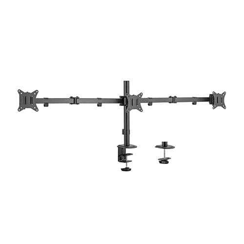 Gembird MA-D3-01 multi-monitor desk mount, 17–27″, 7 kg per screen