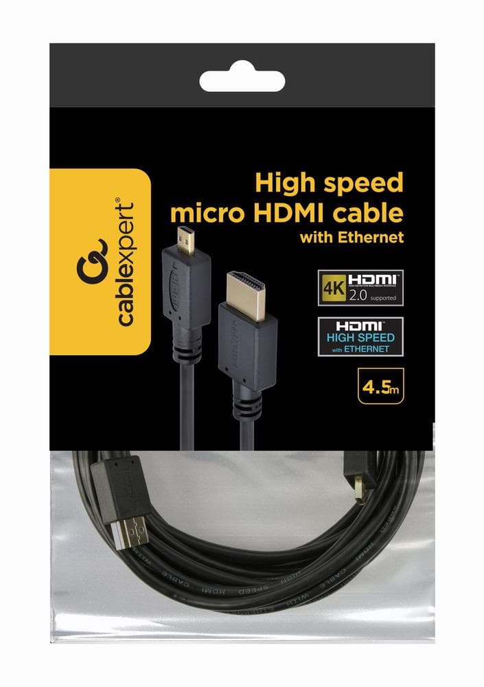 Gembird CC-HDMID-15 HDMI to micro HDMI cable, 4.5 m