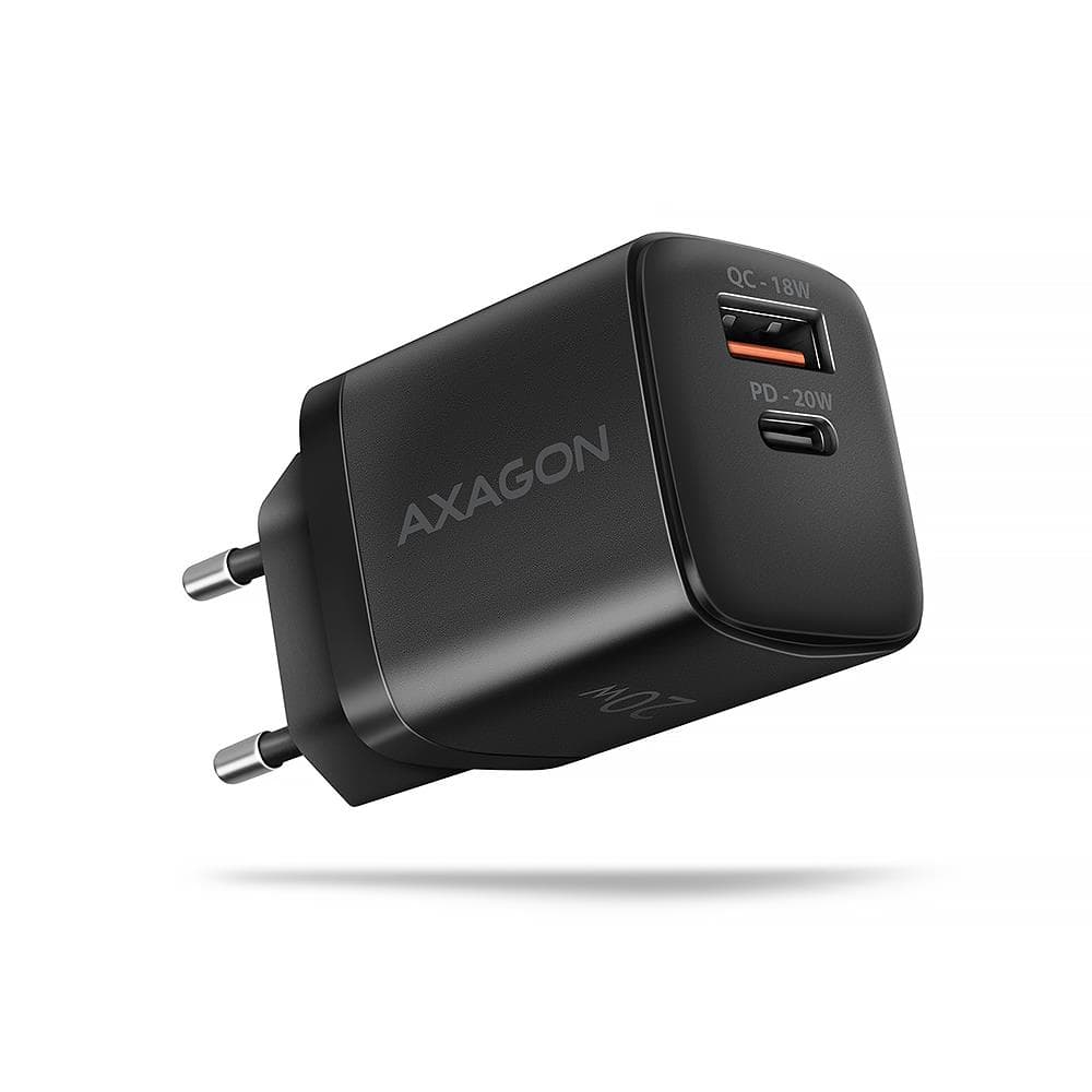 AXAGON ACU-PQ20 seinaväljund 20W USB-C must, soodne