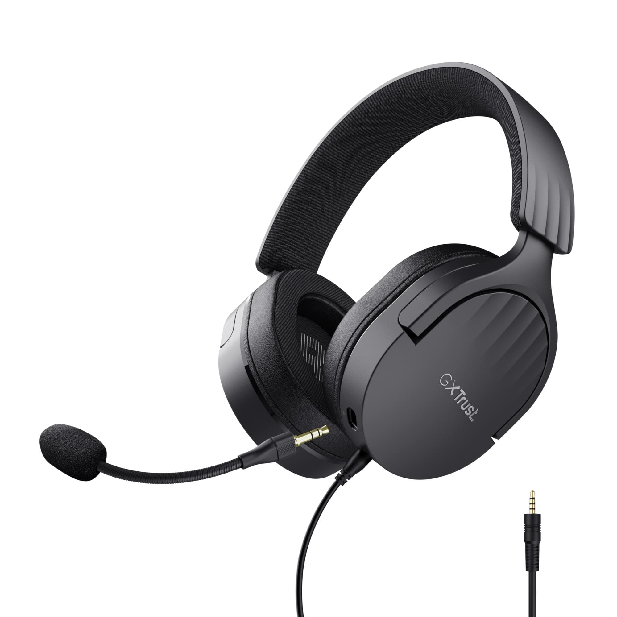 TRUST GXT 489 Fayzo juhtmega headset, must, parim hind